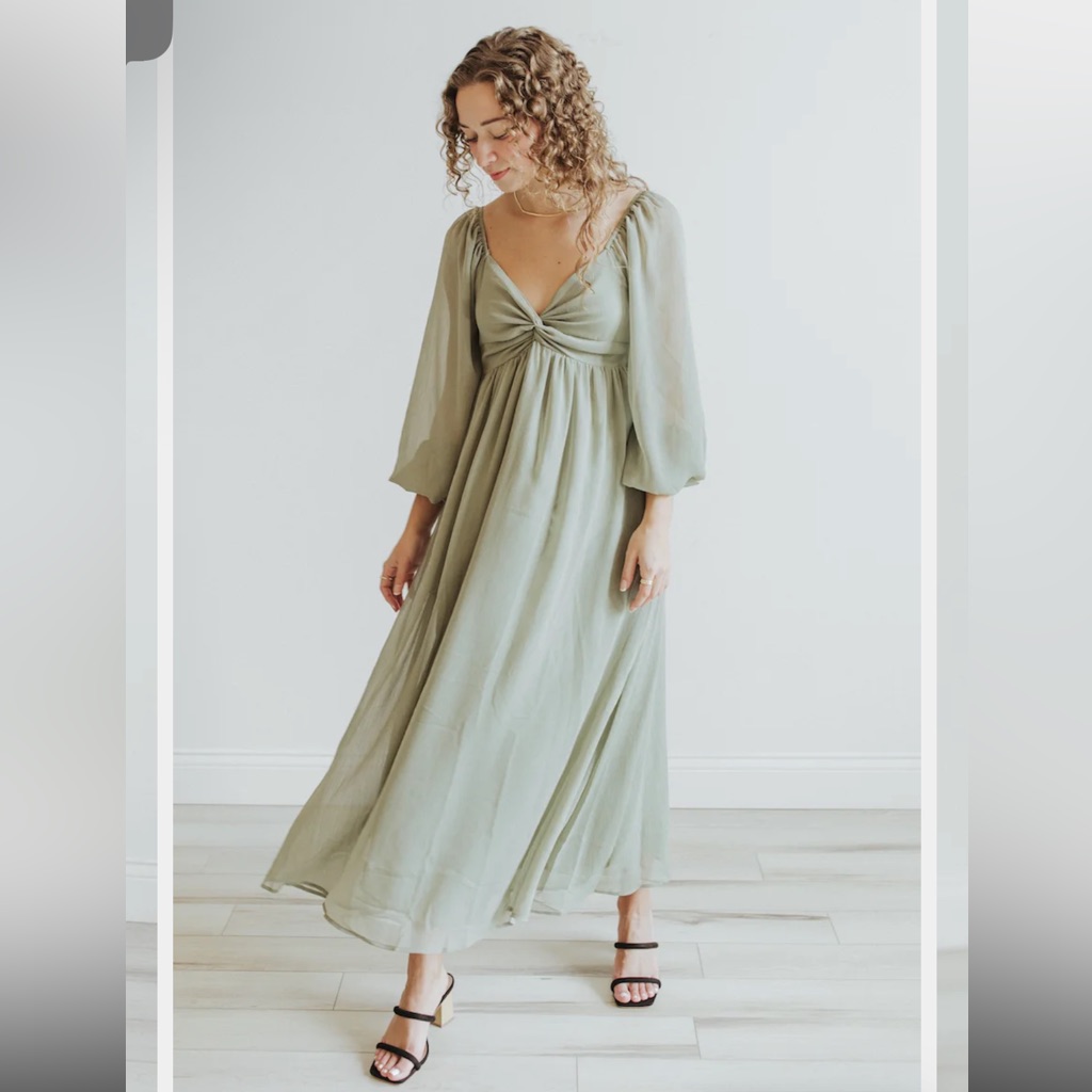 Sage Green New With Tag Dress
